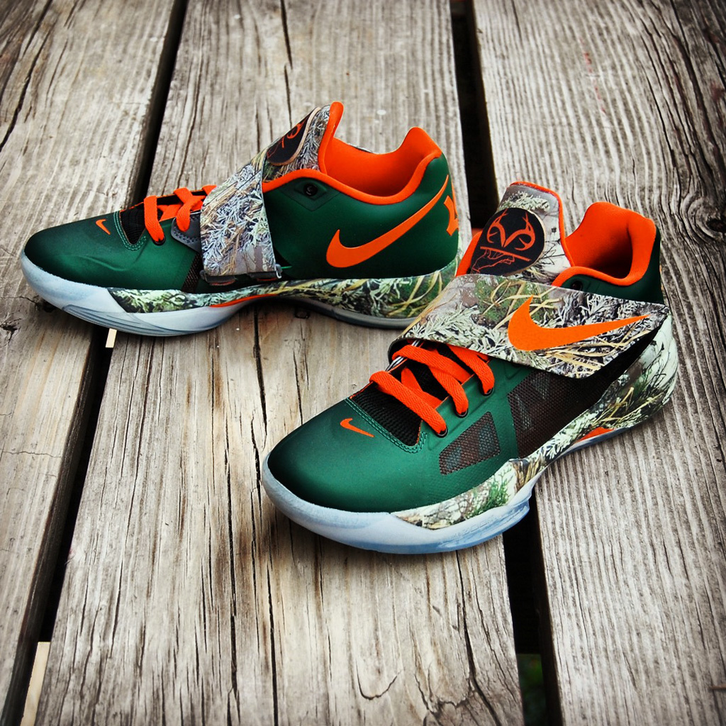 Nike Zoom Kd Iv Real Tree Camo Customs 01