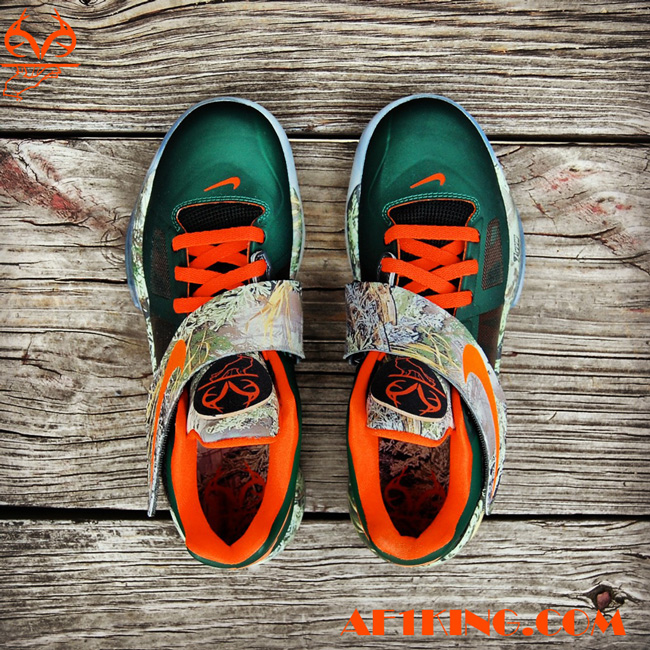 Nike Zoom Kd Iv Real Tree Camo Customs 04