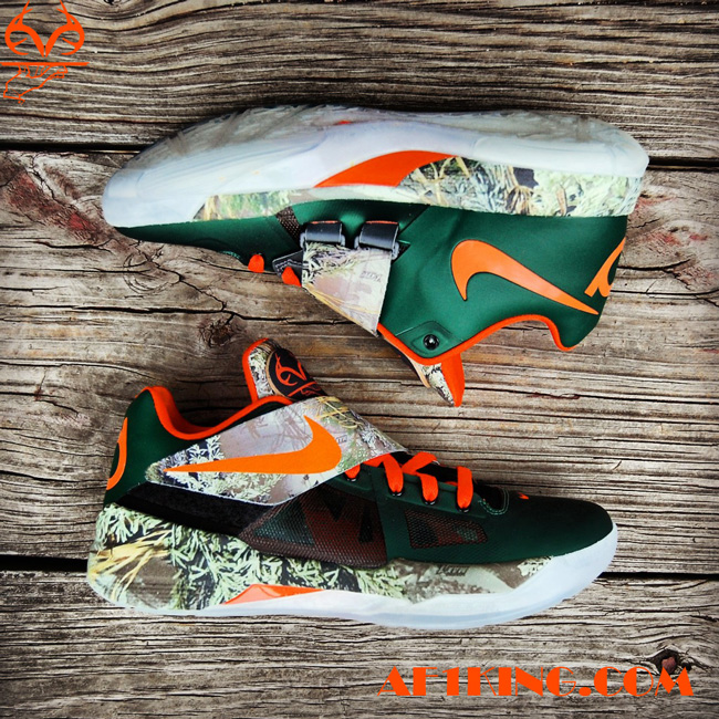 Nike Zoom Kd Iv Real Tree Camo Customs 05