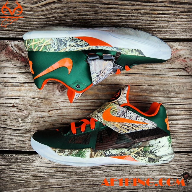 Nike Zoom Kd Iv Real Tree Camo Customs 06