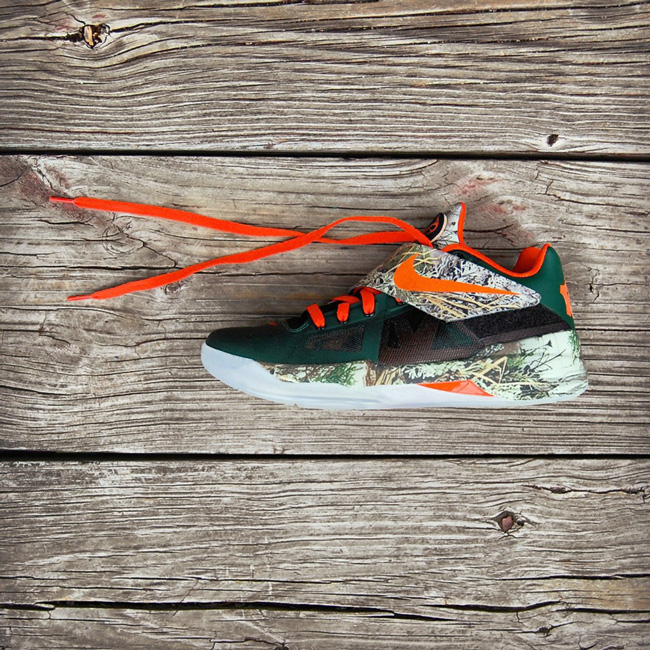Nike Zoom Kd Iv Real Tree Camo Customs 09