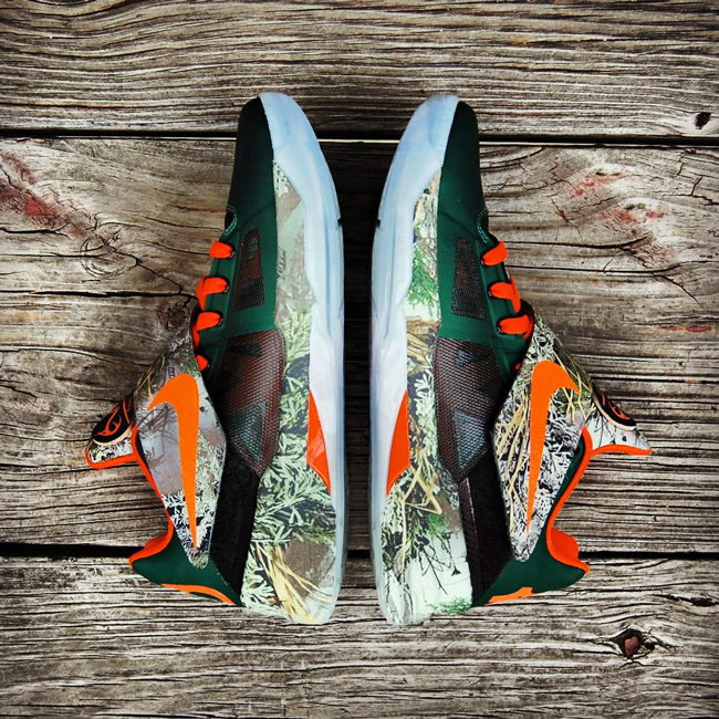 Nike Zoom Kd Iv Real Tree Camo Customs 11