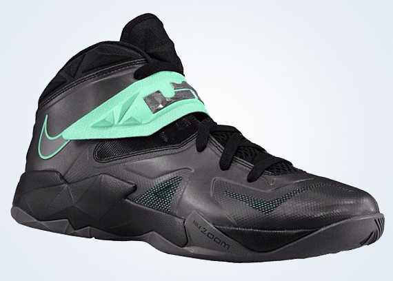 Nike Zoom LeBron Soldier 7 - Black - Green Glow