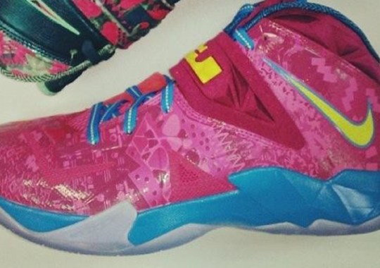 Nike Zoom LeBron Soldier 7 – Pink – Yellow – Blue
