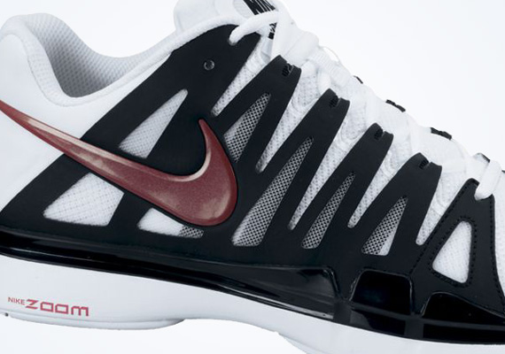 Nike Zoom Vapor 9 Tour – White – Gym Red – Black