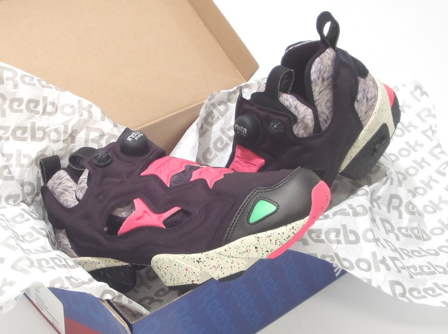 Reebok Insta Pump Fury Black Magenta 1