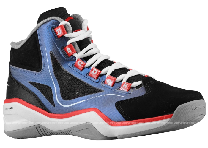 Reebok Q 96 Black Royal Red