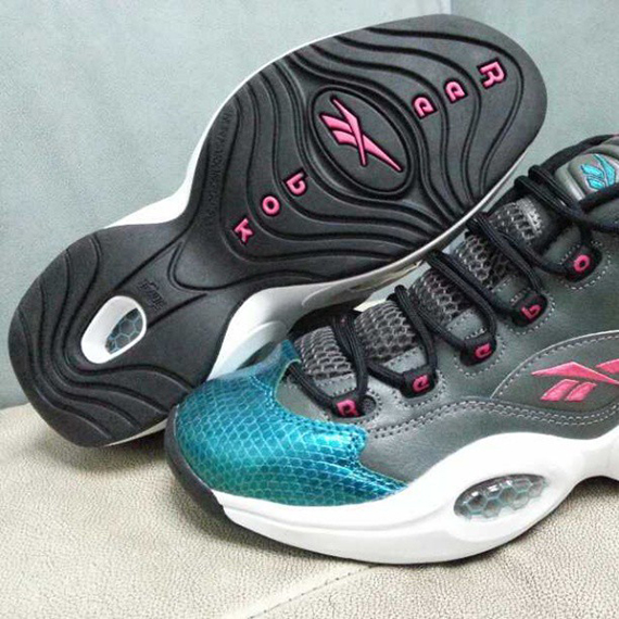 reebok question teal