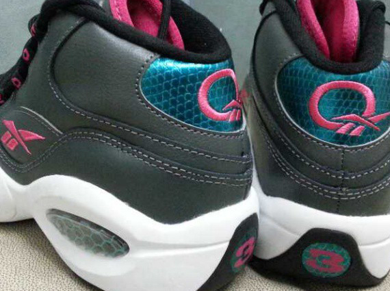 reebok question teal pink orange