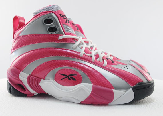 Reebok Shaqnosis Silver Pink Snake 3