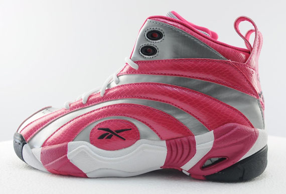 Reebok Shaqnosis Silver Pink Snake 5