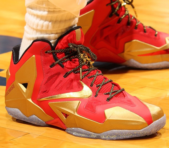 Miami Heat Nike LeBron 11 - SneakerNews.com  Nike lebron shoes, Lebron  11, Lebron james shoes