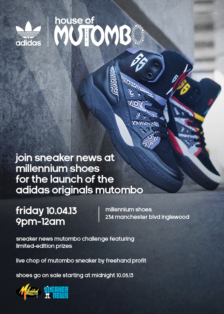 Sneaker News Millenium Shoes Adidas Mutombo 1