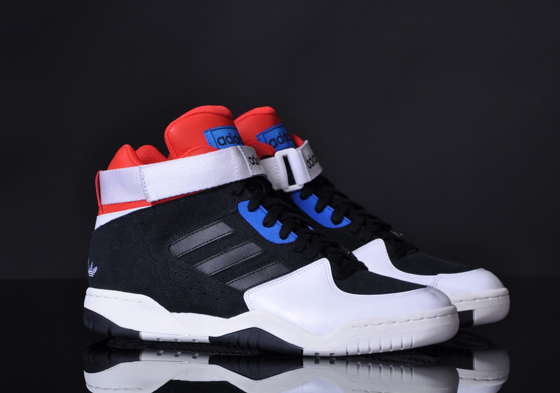Adidas Enforcer Mid Black Red Blue 01