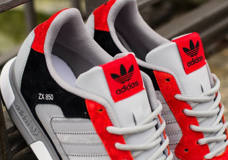 Sammenligne Inspektion damp adidas Originals ZX 850 - Aluminum - Hi Res Red - SneakerNews.com