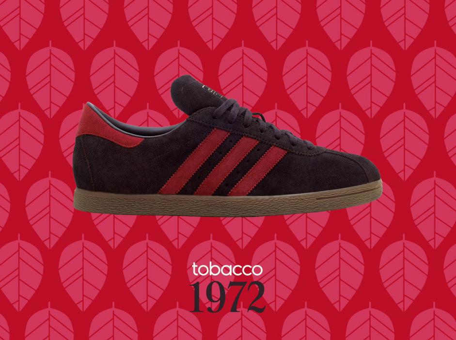 Adidas Tobacco Burgundy Cardinal Red 01