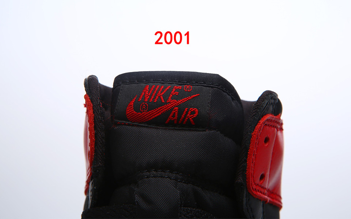 Air Jordan 1 Bred 2001 2013 Comparison 15