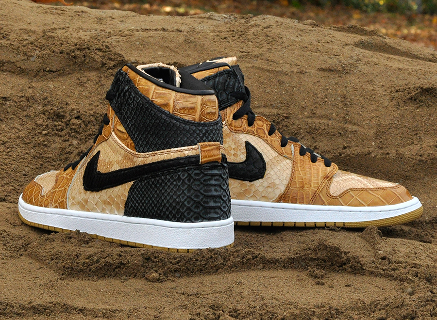 Air Jordan 1 "Desert Storm" by JBF Customs