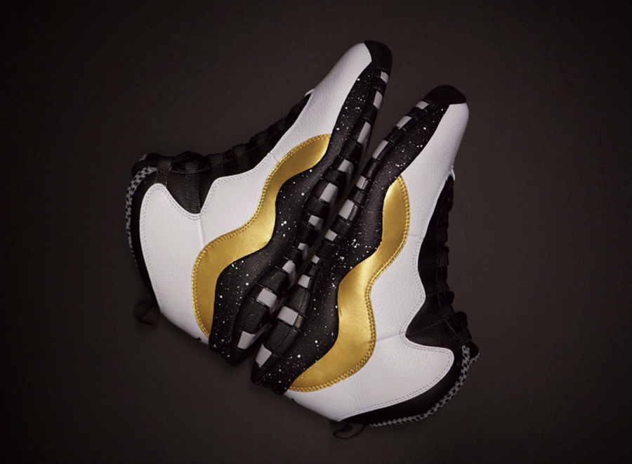 air jordan 10 gold