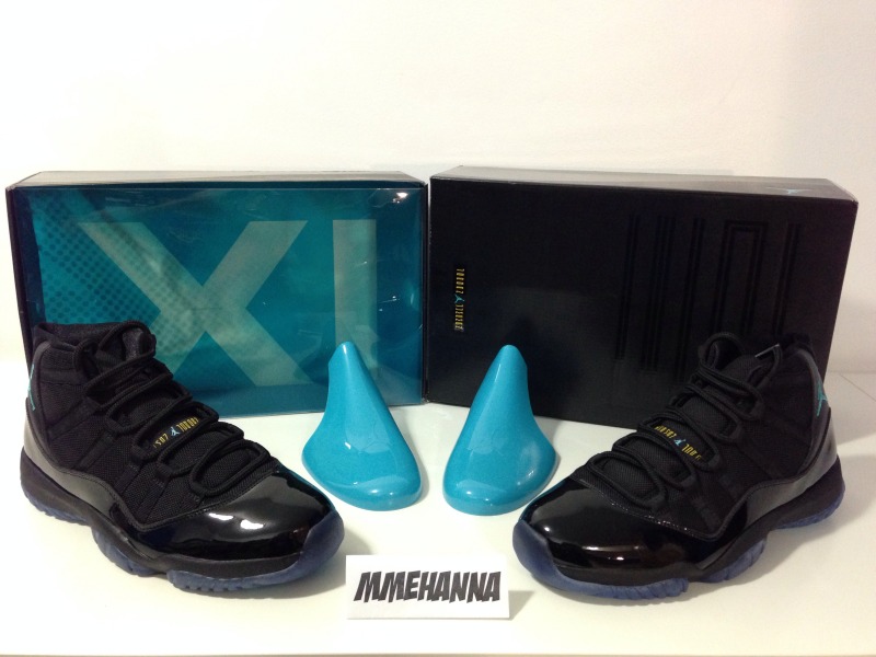 Air Jordan 11 Black Gamma Blue Varsity Maize 06