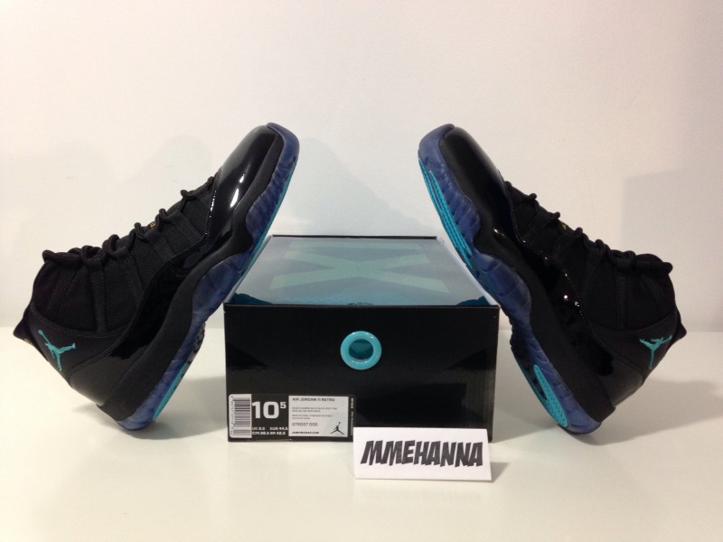 Air Jordan 11 Black Gamma Blue Varsity Maize 07