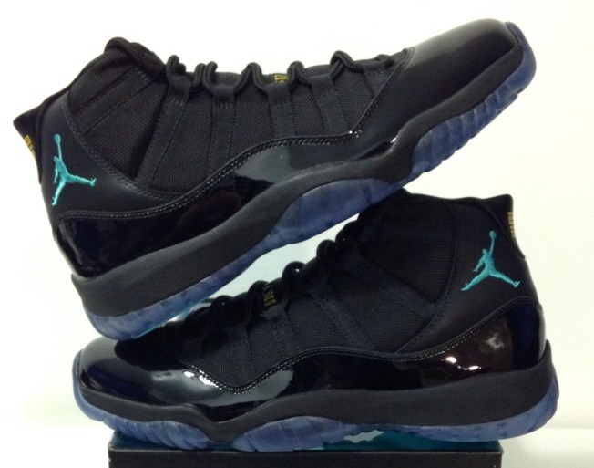 Air Jordan 11 Black Gamma Blue Varsity Maize 13