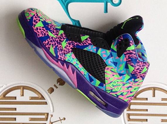 Air Jordan 5 "Bel-Air Inside Out" Customs by El Cappy