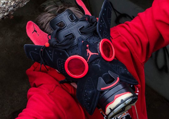 Air Jordan 6 “Infrared” Gas Mask by Freehand Profit