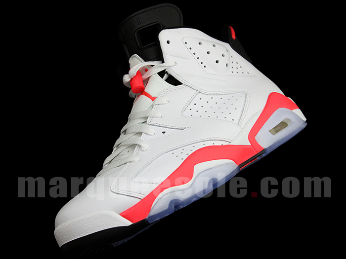 Air Jordan 6 White Infrared Black 03