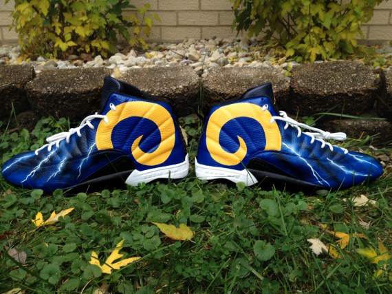 Air Jordan Los Angeles Rams Customs 10