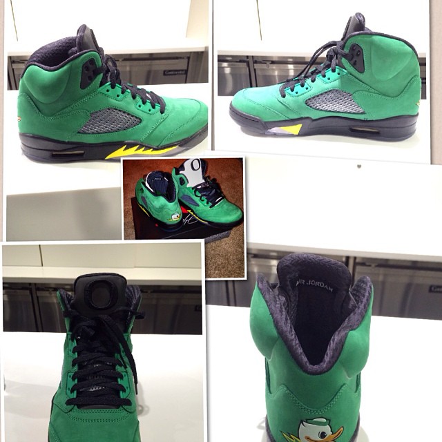 Air Jordan V Oregon Ducks 02