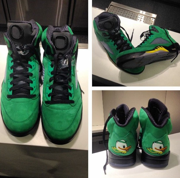 Air Jordan V Oregon Ducks 03