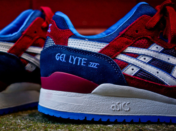 Asics Gel Lyte III – Maroon – Blue