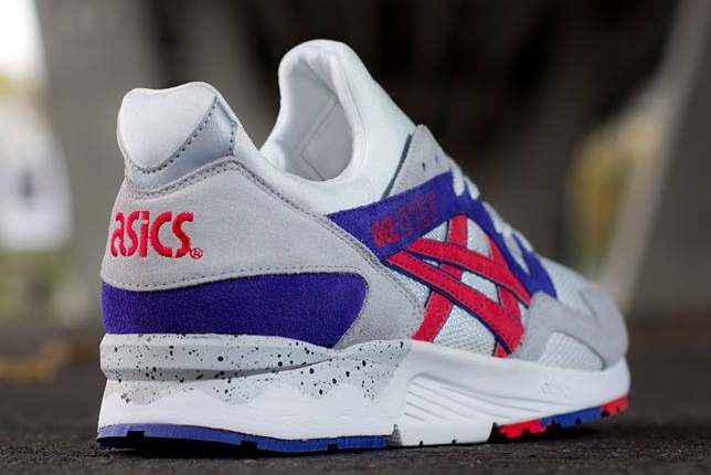 Asics Gel Lyte V White Fiery Red 01