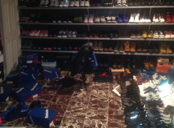 Cam'ron Shows Off His Sneaker Closet