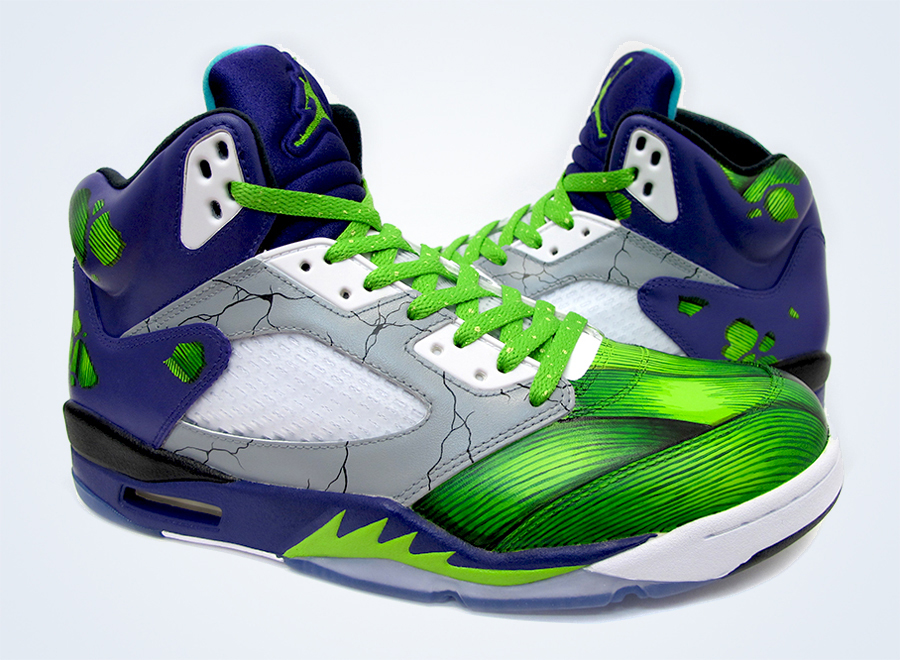 Air Jordan 5 "Smash" Customs by Sekure D