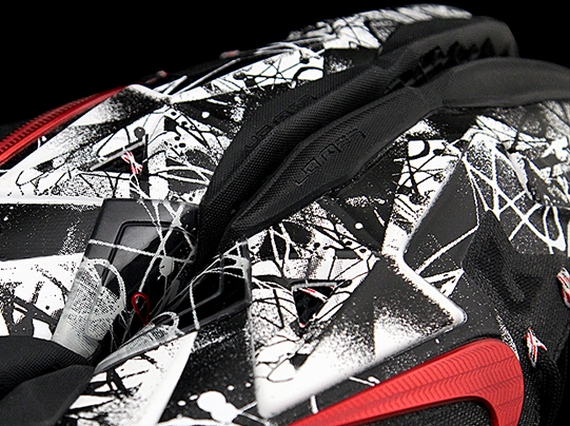 Nike LeBron 11 “Graffiti” – White – Black – Red