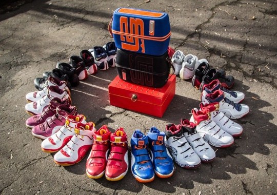 Nike LeBron 4 Graffiti Ohio State Buckeyes PE Cleats