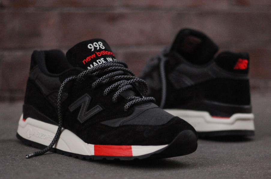 New Balance 998 Black Red 08