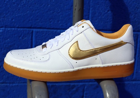 nike af1 downtown white gold gum 2