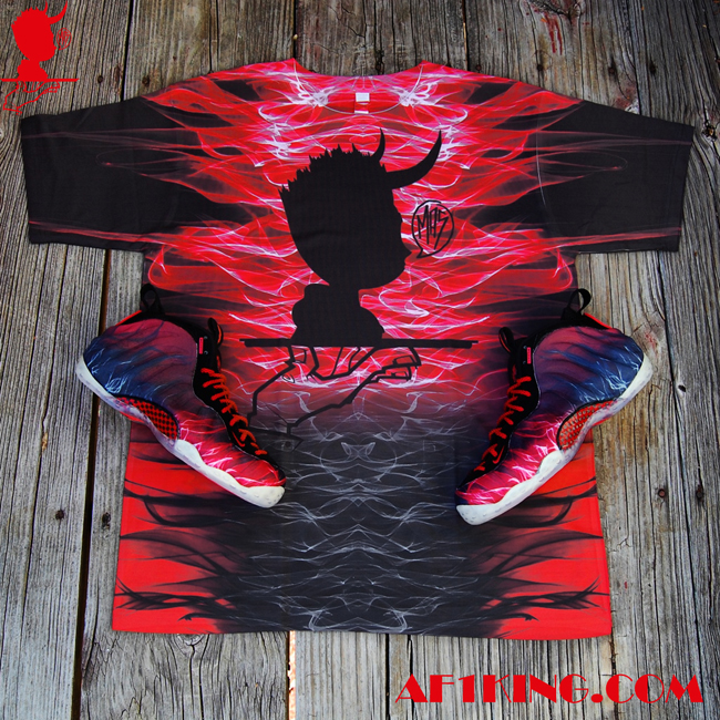 Nike Air Foamposite One Norman You Devil Customs 01