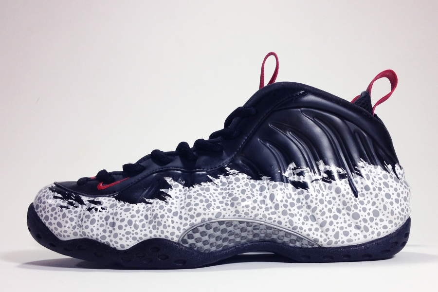 Foamposite safari on feet best sale