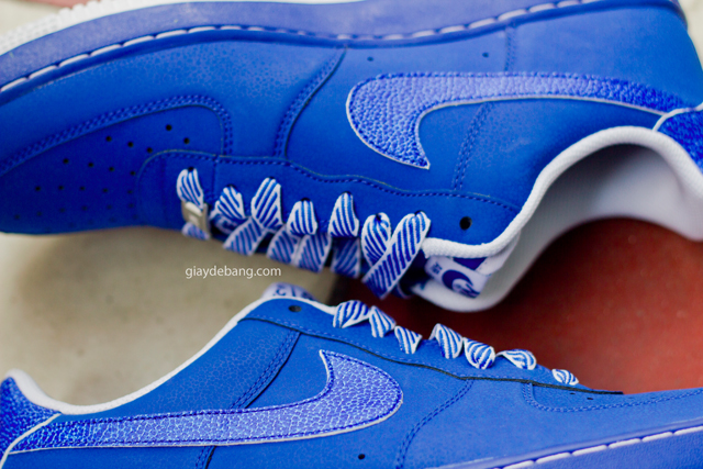 Nike Air Force 1 Low Blue Striped Laces 03