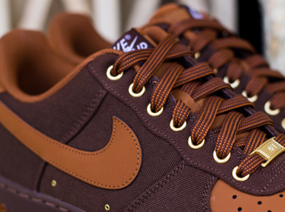 Nike Air Force 1 Low Brown Canvas 1