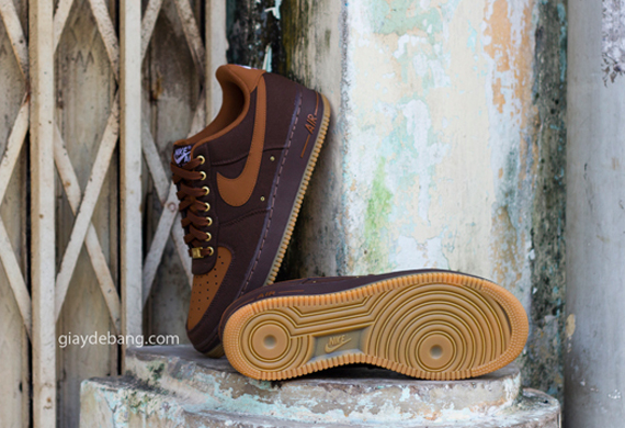 Nike Air Force 1 Low Brown Canvas 3