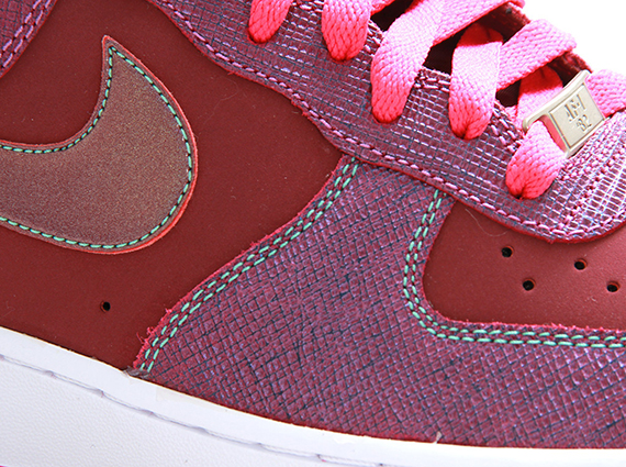 Nike Air Force 1 Low - Cherrywood Red - Pink Foil - Green Glow | Arriving at Retailers