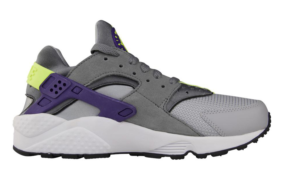 Nike Air Huarache Wolf Grey Purple Volt 1