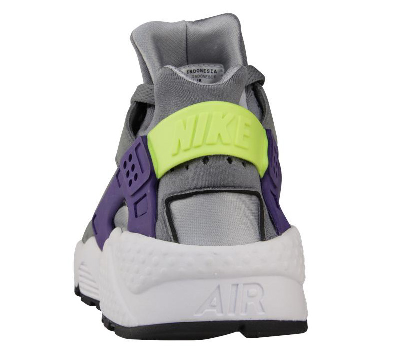 Nike Air Huarache Wolf Grey Purple Volt 3