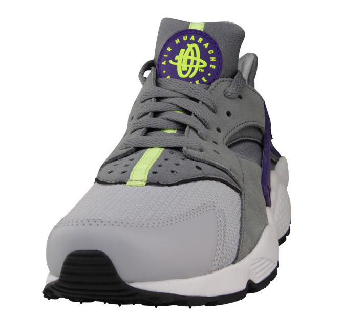 Nike Air Huarache Wolf Grey Purple Volt 4