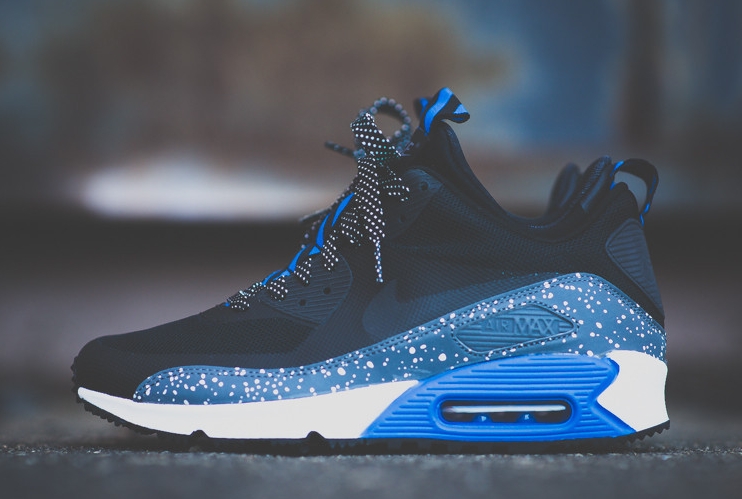 Nike Air Max 90 Sneakerboot Ns Royal Blue Black 01
